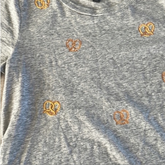 J. Crew Size XS Gray Pretzel T-Shirt - Picture 4 of 8